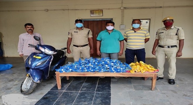 Ramagundam Task Force arrested three people for allegedly smuggling spurious seeds in Mancherial