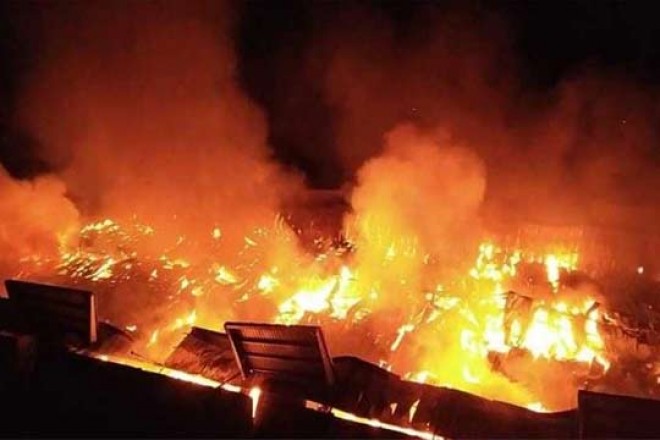 Srisailam fire accident – 9 trapped