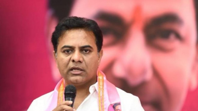 Naidus doubts on EVMs out of fear of defeat: KTR